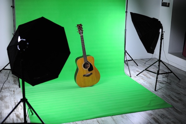 Photobooth fond vert